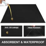 AAIN Garage Floor Mat 60 X 72 inch, Oil Absorbent Pads, Reusable Garage Floor mat, Easy to Clean, Dual-Layer Waterproof Design absorbs Liquids, Perfect for Garage Floor Protection