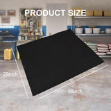 AAIN Garage mats for Floor Under car, 36x29 inch Garage mat with 3mm Thickness, Oil Spill mat Stops Water, Motor Oil, Brake Fluid; Reusable, Easy Clean, Ideal for Most garages