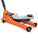 Aain 4 Ton Hydraulic Garage Floor Jack - Heavy Duty Low Profile Car Lift with Dual Piston Pump, 3" to 20" Lifting Range, and Built-in Safety Valve for Overload Protection