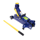 Heavy Duty 2-Ton Hydraulic Low Profile Floor Jack - 4000 lb Capacity, 5-1/8" to 13" Lift Range, Car Service Trolley Jack for Auto Repair (Blue )