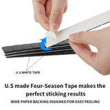 Aain (288PCS) 1/4 oz. 0.25 oz. Adhesive Stick on Wheel Weights,36 Strip Box, Black, Low Profile, EasyPeel Type for Cars, Trucks, SUVs, Motorcycles