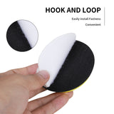 6 Pcs 3 Inch Wool Polishing Buffing Pad Polishing Buffing Wheel for Drill Buffer Attachment with M14 Drill Adapter AA067