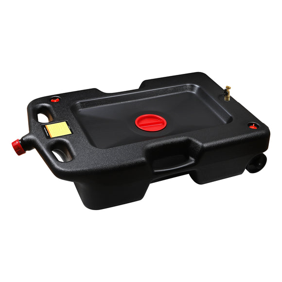 Aain AA075 15 Gallon Oil Drain Pan - 58 Quart Large Opening with Seal Cap for Easy Access and Leak-Free, Screw Vent for Smooth Oil Pour Out - Ideal Oil Change Pan for Cars and Trucks