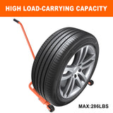 AAIN Tire and Wheel Cart, Tire Dolly 275 LBS Load Capacity Wheel Dolly Truck Tire Moving Tool Heavy Duty Cart, Easy to Use Tire Lifting Tool
