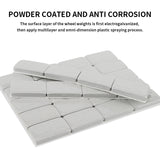 Click to see full view Aain 1oz, Grey, Adhesive Stick on Wheel Weights, EasyPeel Type. Cars, Trucks, SUVs, Motorcycles, Low Profile, 36 Strips/Box,144pcs