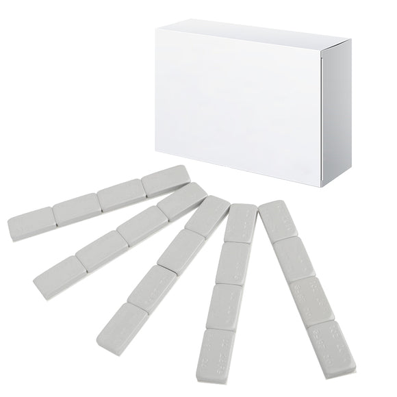 Click to see full view Aain 1oz, Grey, Adhesive Stick on Wheel Weights, EasyPeel Type. Cars, Trucks, SUVs, Motorcycles, Low Profile, 36 Strips/Box,144pcs