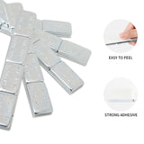 Aain 1oz, zinc-Coated, Adhesive Stick on Wheel Weights, EasyPeel Type Tire Wheel Weight for Cars, Trucks, SUVs, Motorcycles, Low Profile, 36 Strips/Box,144pcs