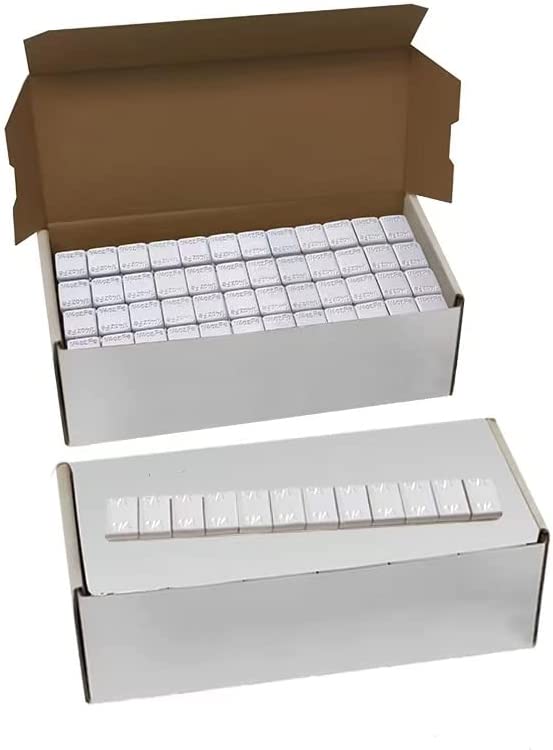 Aain 2 Boxes 1/4oz, 0.25oz, Grey, Adhesive Stick on Wheel Weights, EasyPeel Type, Ultra Slim Low Profile Wheel Weights for Cars, Trucks, SUVs, Motorcycles. 144oz/Box, 1152pcs