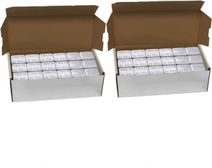 Aain 2 Boxes 1/2oz, 0.5oz, Grey, Adhesive Stick on Wheel Weights, EasyPeel Type, Ultra Slim Low Profile Wheel Weights for Cars, Trucks, SUVs, Motorcycles. 144oz/Box, 576pcs