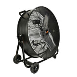Aain 24 Inch Grade High Velocity Movement Heavy Duty Drum 2 Speed Air Circulator Floor Fan, 7500 CFM-Industrial Metal Blower Fan, Commercial, Residential, and Greenhouse Use