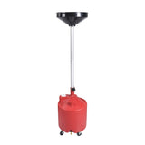 Aain Portable Waste Oil Drain Tank 18 Gallon with Steel Waste Oil Container, Adjustable Funnel Height, Oil Changing, Oil Dolly for Car Fluid Fuel Transfer Drainage