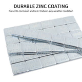 Aain 1/2 oz, zinc-Coated, Adhesive Stick on Wheel Weights, EasyPeel Type. Cars, Trucks, SUVs, Motorcycles, Low Profile, 24 Strips/Box,144pcs