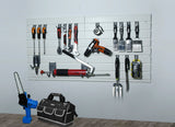 Aain Heavy Duty PVC 48 inch Slat Wall Panel,Track Wall Organizer Storage System For Garage with 6 Pieces Hooks for Tools and Sports Storage, 2 Pack