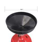 Aain 8 Gallon Portable Upright Oil Drain | Easily Recycle Automotive Waste Fluids | Adjustable Funnel Height | Use with Car Lifts | 16.5 Inch Funnel w/Built-in Strainer | Industrial Fluid Drain Tank
