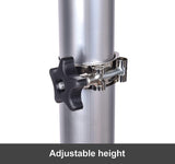 Aain 5 Gallon Oil Drain Portable Steel Oil Drain, Waste Oil Drain Tank with Wheel, Adjustable Height 32 Inch to 62 Inch