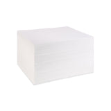 AAIN 15x20 in Oil Absorbent Pads, 200 Pcs White Heavy Weight Oil-Only Absorbent Pad,Used for Oil Spill Cleaning in Garage Workshop, Reusable, Washable, Durable