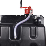 Aain 17 Gallon Oil Drain Pan Caddy, Low Profile Portable Waste Oil Change Pan for Truck, Car, with 8 Feet Evacuation Hose