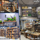 Aain 8000 LBS Heavy Duty Shelving, 77 in Ultra Wide Metal Garage Shelving Unit, 4 Tier Industrial Adjustable Shelf for Warehouse, Garage, Workshop, and Commercial Use