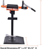 Aain Portable Manual Tire Spreader Tool, Motorcycle Tire Changer with Attached Tool Tray, Tilting Swivel