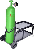 AAIN Two Tier Universal MIG Welding Cart with Wheels and Tank Storage, Heavy Duty Rolling Workshop Organizer Welding Cart for TIG MIG Welder and Plasma Cutter, 110Lbs Capacity