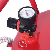 Aain 20-Gallon Air Operated Waste Oil Drain Tank with Wheels, Portable Industrial Fluid Drainage System - Adjustable Funnel Height for Auto Shops, Farm Equipment & Garage Use (Red)