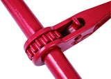 Heavy Duty Ratchet Lever Chain Load Binder - 1/2 Inch x 5/8 Inch Load Binders w/Grab Hooks 13,000 Pounds Working Load Limit for Tractor and Chains, 4 Pack