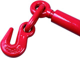 EI002A 5/16 Inch- 3/8 Inch Ratchet Load Binders For Heavy Duty Cargo Flatbed Trailers 2 Pack