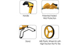 Aain TM005 Collapsible Measuring Wheel, Adjustable Telescopic 4" Wheel Counter. Perfect for Engineers. Surveying Tool For Indoor-Outdoor Distance Measurement