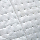 AAIN 50 Pcs Oil Absorbent Pads, 15x20 in White Heavy Weight Oil-Only Absorbent Pad,Used for Oil Spill Cleaning in Garage Workshop, Reusable, Washable, Durable