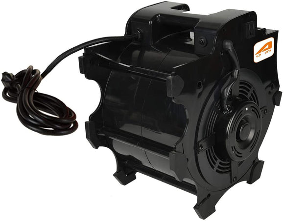Aain SP015 1200 CFM 2/5 HP Adjustable Industrial Floor Fan Air Blower, 3 Speed Heavy Duty Air Mover for Water Damage, Mechanics Floor and Carpet Dryer, Outdoor and Indoor Use
