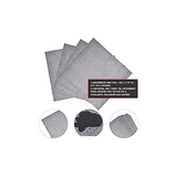 Aain 2pack Heavy Duty Oil Absorbent Pads, Oil Maintenance Mat Roll for All Purpose Super Absorbent Mat Roll, Gray, 150' L x 15" W.
