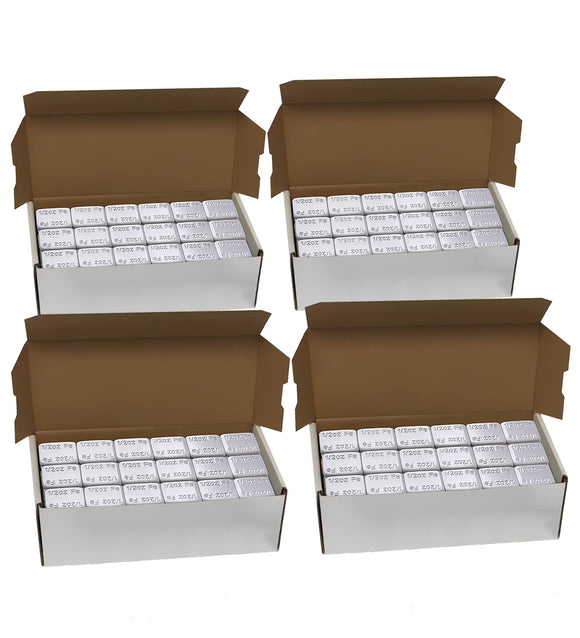 Aain 4 Boxes, 1/2oz, 0.5oz, Grey, Stick on Wheel Weights for Cars, Trucks, SUVs, Motorcycles, Low Profile, Adhesive Stick On Wheel Weights, 144oz/Box