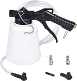 Aain 1-Liter Vacuum Brake Fluid Bleeder - Brake Bleeder kit - Hanging Hook and Locking Trigger Allows for Hands Free Operation