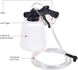 Aain 1-Liter Vacuum Brake Fluid Bleeder - Brake Bleeder kit - Hanging Hook and Locking Trigger Allows for Hands Free Operation