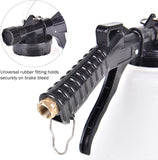 Aain 1-Liter Vacuum Brake Fluid Bleeder - Brake Bleeder kit - Hanging Hook and Locking Trigger Allows for Hands Free Operation