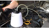 Aain 1-Liter Vacuum Brake Fluid Bleeder - Brake Bleeder kit - Hanging Hook and Locking Trigger Allows for Hands Free Operation