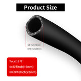 Aain 5/8" Heater Hose – EPDM Rubber Coolant Hose, 300 PSI & Heat Resistant (-40°F to 257°F), 10FT for Radiator, Engine & Heating Systems