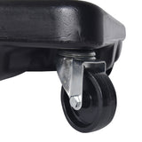 Aain 17 Gallon Oil Drain Pan Caddy, Low Profile Portable Waste Oil Change Pan for Truck, Car, with 8 Feet Evacuation Hose