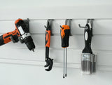 Aain Heavy Duty PVC 48 inch Slat Wall Panel,Track Wall Organizer Storage System For Garage with 6 Pieces Hooks for Tools and Sports Storage, 2 Pack