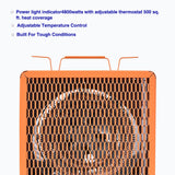 Aain Portable Electric Garage Infared Fast Heater, Industrial Fan Forced Heaters For Workshop,Home,Shop & Office, 240 Volt Garage Heater, 4800 Watt, 60Hz