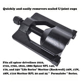 AAIN Heavy Duty Automotive U Joint Remover Puller Tool 1.5in to 2.2in, for Spicer Meritor Rockwell Class 7 and Class 8 Trucks, Easy-to-Use U Joint Puller