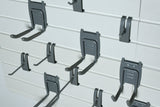 Aain Heavy Duty PVC 48 inch Slat Wall Panel,Track Wall Organizer Storage System For Garage with 6 Pieces Hooks for Tools and Sports Storage, 2 Pack