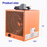 Aain Portable Electric Garage Infared Fast Heater, Industrial Fan Forced Heaters For Workshop,Home,Shop & Office, 240 Volt Garage Heater, 4800 Watt, 60Hz